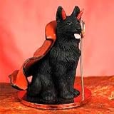 GERMAN SHEPHERD DOG Black TINY Devil FIGURINE DTD08D