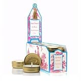 Case of 12 Travel Tin Candles, Lis Blanc (White Lily) Seda France