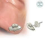 UFO Ear Studs .925 Sterling Silver