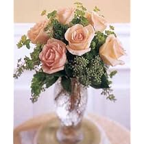 The Sun Blushed Peachy Pink Rose Bouquet