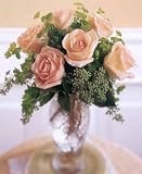 The Sun Blushed Peachy Pink Rose Bouquet
