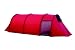 Sports : Tunnelzelt "Ninka" für 2-3 Personen (515 x 180 x 148 cm, rot)