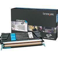 Lexmark C5242CH High yield laser toner cartridge for lexmark c524/c532/c534, 5k yield, cyan