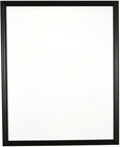 Decorative Words 18" x 24" Dry Erase Whiteboard framed in 3/4" Natural Wood Black stained contemporary frame. Sawtooth hanger is attached for easy hanging