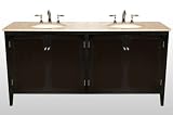 Antique Bathroom Vanity for Victorian Bath Double Sink Antique Vanity LUX-H-0168