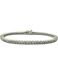 4.95ct TDW White Gold Diamond Bracelet