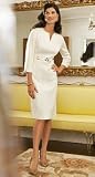 GROMMET DRESS WITH BUCKLE DETAIL