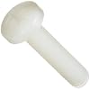 Nylon Machine Screw, Pan Head, Phillips Drive, M6-1, 22mm Length (Pack of 25)