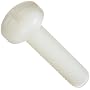Nylon Machine Screw, Pan Head, Phillips Drive, M6-1, 22mm Length (Pack of 25)