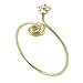 Gold Vermeil Swirl Toe Ring with CZ Flower Accent