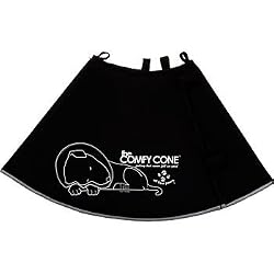 Comfy Cone Pet E-Collar, Xlarge, Black