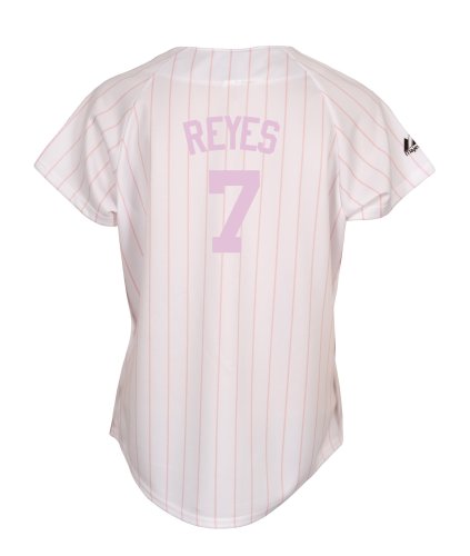 Jose Reyes New York Mets Women's Pink Replica Jersey (XX-Large)