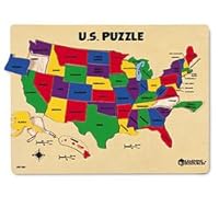 Learning Resources Woodshop Toys U.S. Map Puzzle