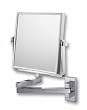 Wall Mount Double Arm Square 3X/1X Magnifying Mirror