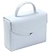 Wolf Design s Genuine Leather Baby Blue Travel Jewelry Box #323093