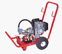 Wheeler Rex Gas Power Operated Hydrostatic Test Pump: Twin piston pump