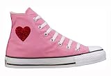 Converse Chuck Taylor All Star Hi Top Custom with Valentine's Day Heart