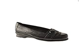 Aerosoles Women's Raspberry Ballet Flat,Black Leather,8.5 M US