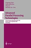 Advanced Parallel Processing Technologies: 5th International Workshop, APPT 2003, Xiamen, China, September 17-19, 2003, Proceedings (Lecture Notes in Computer Science)