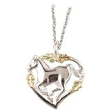 Black Hills Gold Necklace - Horse - Heart