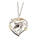 Black Hills Gold Necklace - Horse - Heart