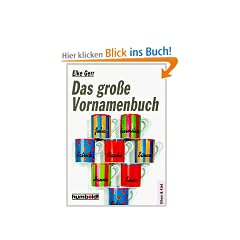 Das gro�e Vornamenbuch.