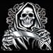 Skeleton Grim Reaper Adult Long Sleeve T-Shirt