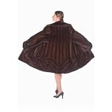 Mahogany Mink Jacket - Wave Design by Jackets