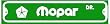 MOPAR DRIVE chrysler car auto street sign