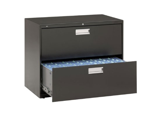 2 Drawer 36 Wide HD File Black