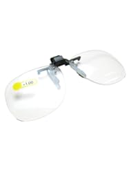 Office Product: Daiso Japan Optical Clip-on Flip-up Magnifying Reading Glasses +1.00 Diopter - Daiso Japan