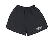 6021 BLACK P/T ARMY SHORTS
