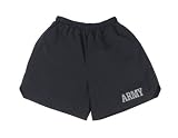 Black Physical Trainning Army Shorts