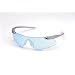 Desperado Safety Glasses With Silver Frame And Light Blue Duramass Scratch Resistant Coated Lens (12