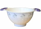 Corelle Coordinates 5-Quart Plastic Colander, Shadow Iris