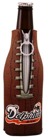 MIAMI DOLPHINS BOTTLE COOLIE KOOZIE COOLER COOZIE
