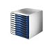 Electronics : Esselte Leitz 10 Drawer Form Set Blue 5281-0035