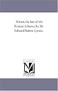 Rienzi, the Last of the Roman Tribunes
