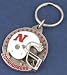 University of Nebraska Helmet Pewter Keychain NCAA