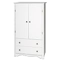 Monterey 2-Door Armoire - White