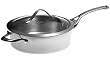 Calphalon Contemporary Stainless 3-Quart Saut&eacute; Pan with Glass Lid