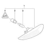 BMW Genuine Additional Turn Indicator lamp, Left, For X3 2.5i, X3 3.0i by BMW by BMW