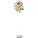 Adesso 3637-22 Shimmy Floor Lamp, Chrome