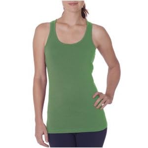 Buy Alo Ladies Racer-Back Bamboo Tank - Leaf Slate - Large