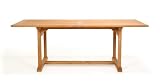 84 - 120 Inch Rectangle Extension Dining Table - Teak - Caluco - 50 - 101 - B0017JWM9A