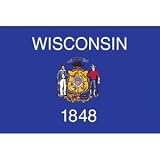 WISCONSIN STATE Heavy Duty 3'x5' Flag