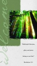 Welcome Hallelujah Pew Card