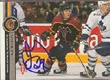 Andrew Brunette, Atlanta Thrashers, 2001 Opee Chee Autographed Card