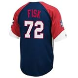Carlton Fisk Chicago White Sox Majestic Wheelhouse Jersey - M