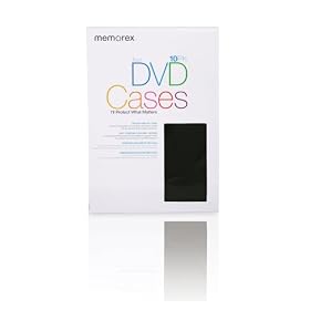 Memorex 2-Disc DVD Movie Cases (10-Pack)